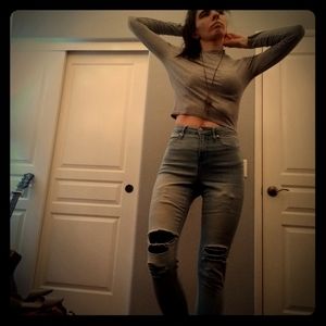 Sky and sparrow long sleeve turtle neck tee